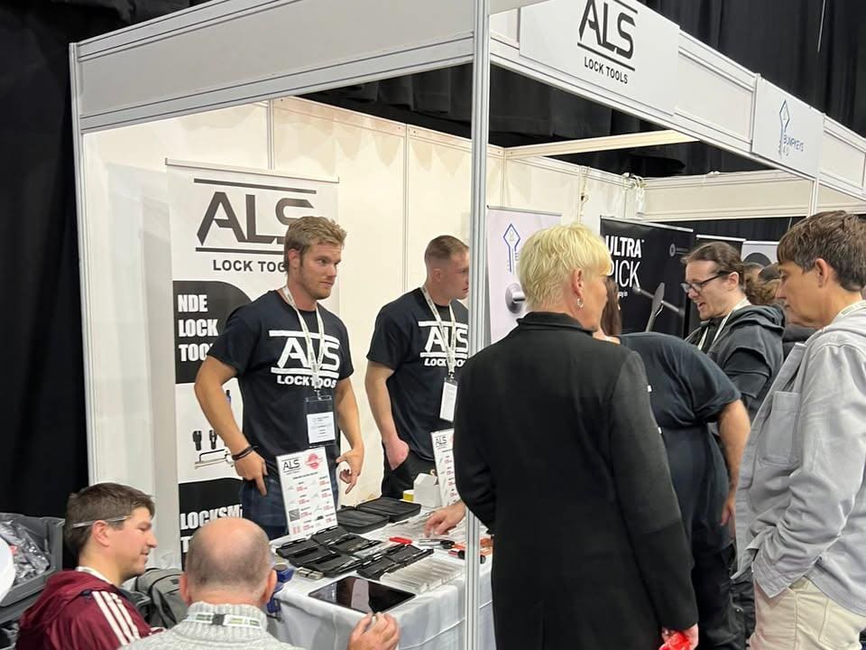 ALS Lock Tools stand at exhibition