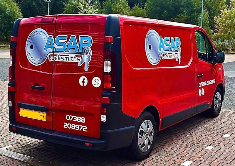 ASAP Locksmiths in Glasgow Liveried Van