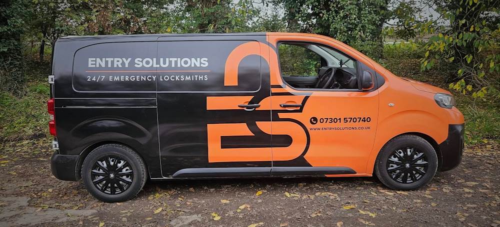 Entry Solutions 247 Emergency Locksmiths in Spalding UK Liveried Van