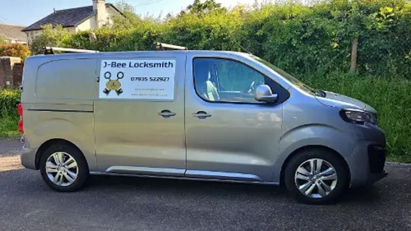 J Bee Locksmith Exeter Liveried Van