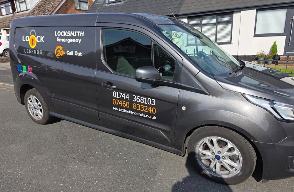 Lock Legends Locksmiths in St Helens Van