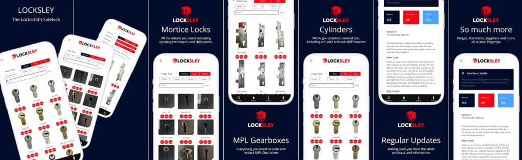 the Locksley App Collage